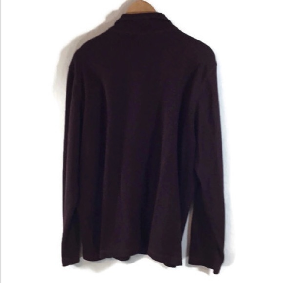 Banana Republic 1/2 Zip Striped Sweater XL - Picture 7 of 7